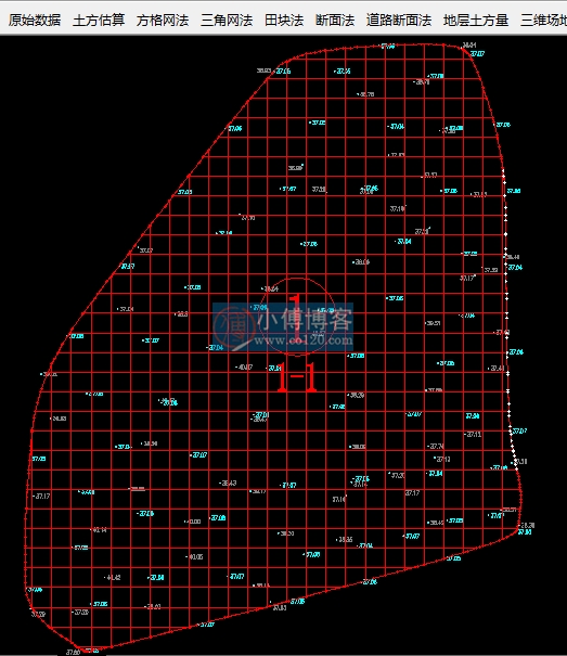 场地平整土方量的计算方法有两种,软件土方算量