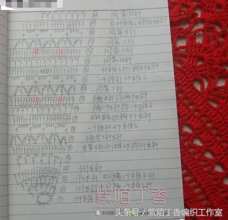 月神披肩紫陌丁香高清图解,紫陌丁香大披肩