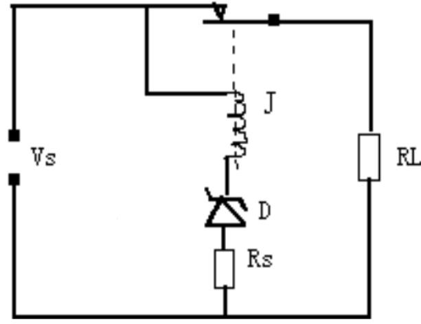 稳压二极管工作原理动画展示,稳压二极管工作原理的电路图