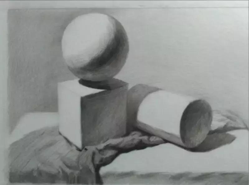 儿童素描6-9岁超级简单儿童素描,素描不会构图怎么办