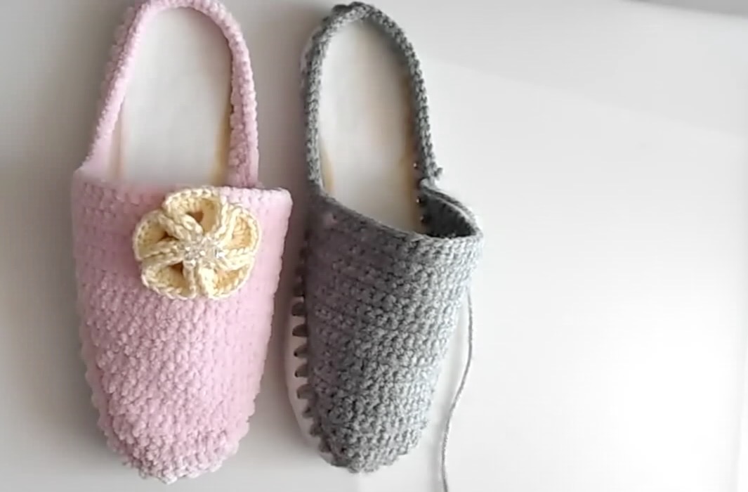 冬季居家拖鞋针织,家居毛线棉拖鞋