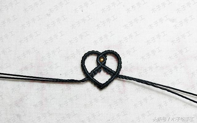 爱心情侣手绳教程视频,情侣手绳编法大全