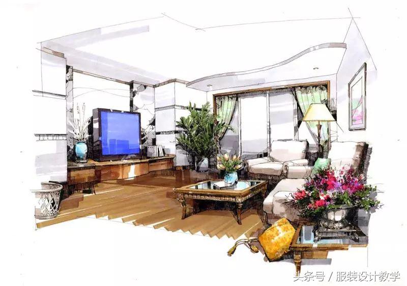 马克笔用笔重要技巧,适合初学者的马克笔教程