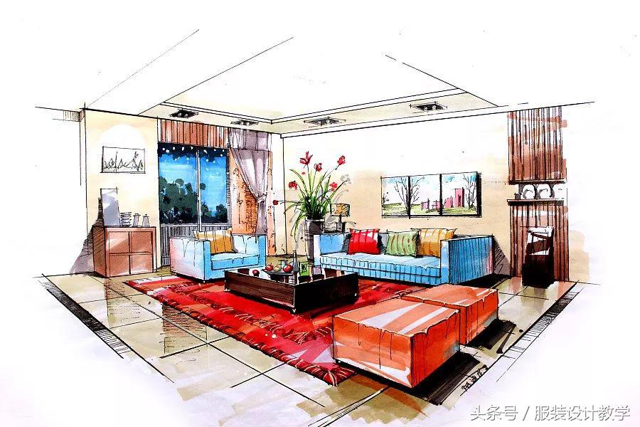 马克笔用笔重要技巧,适合初学者的马克笔教程