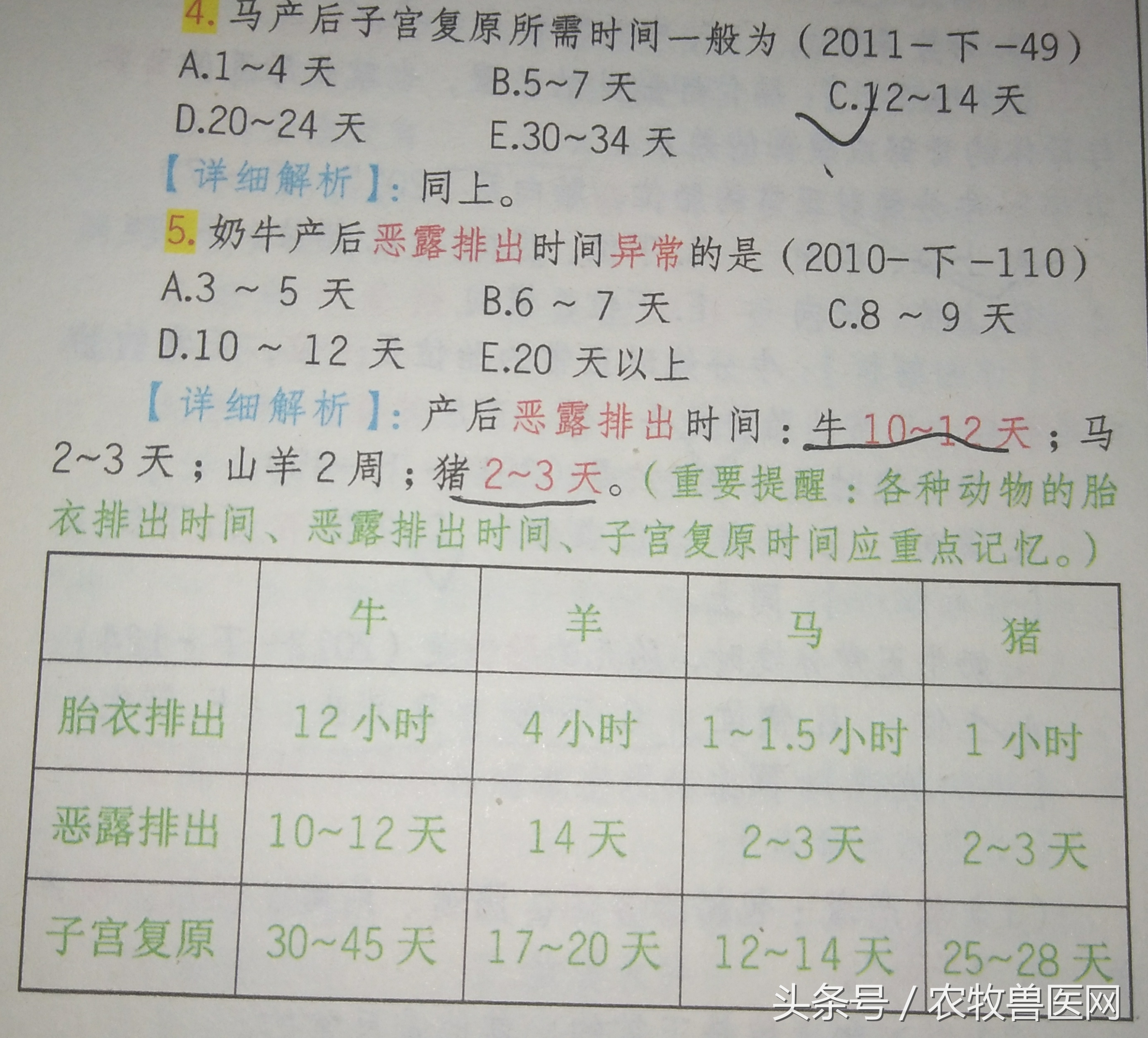 2021执业兽医考试科目,执业畜牧兽医考题