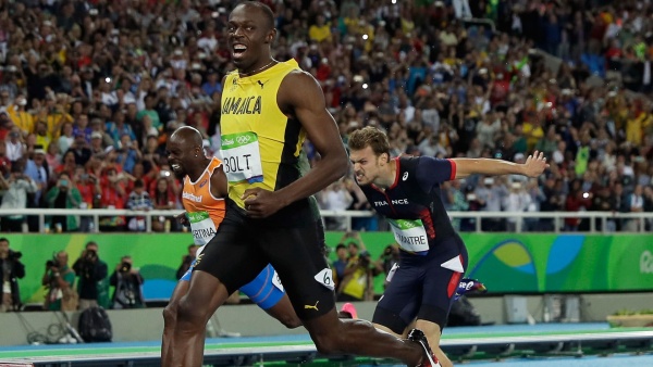 柏林世锦赛黑色闪电博尔特100米,博尔特一道永恒的黑色闪电