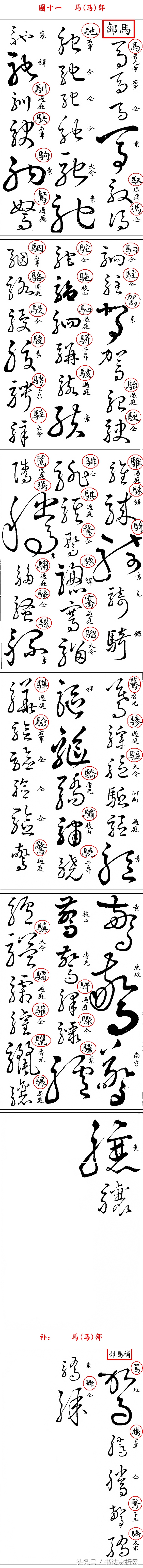 书法欣赏草书名家作品赏析,历代草书名家草体总汇之六