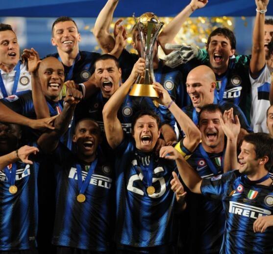 萨内蒂对国米,萨内蒂庆祝国米进欧冠决赛