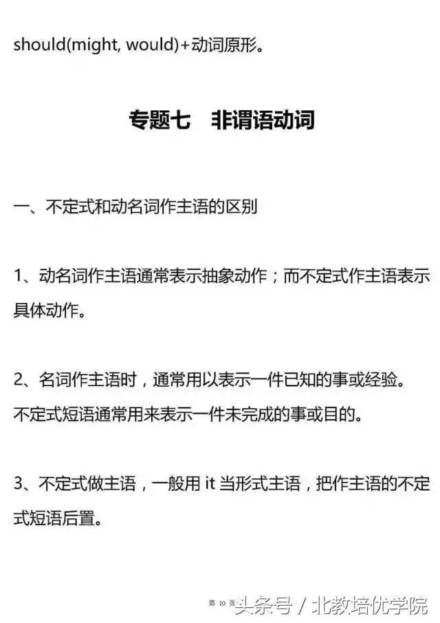 高中自主招生英语必考知识点,新高考语法英语题型