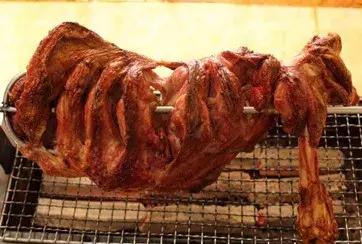 炭烤大羊腿,炭烤大羊腿文登