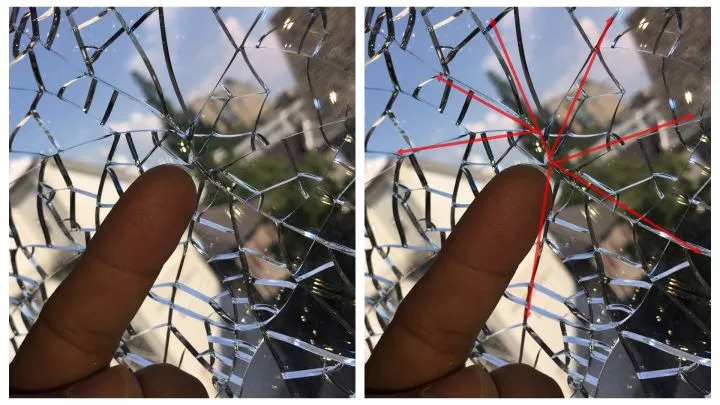 钢化玻璃爆裂鉴定方法,钢化玻璃怎么判断自爆