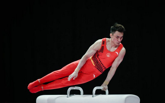 邹敬园夺得男子鞍马冠军,男子鞍马决赛孙炜