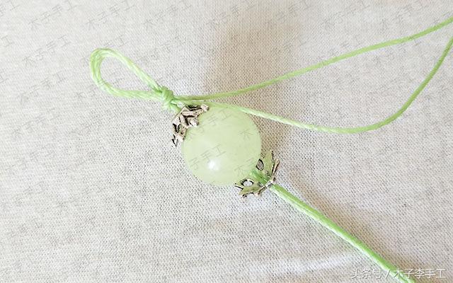 素圈米奇项链编织教程,项链编织教程慢动作