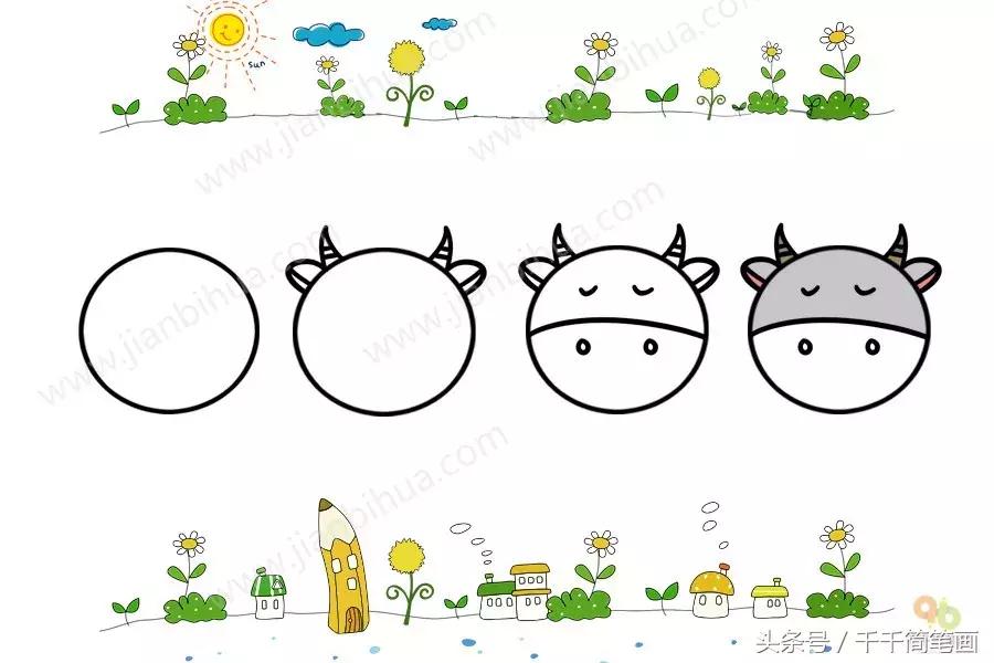 儿童简单动物简笔画大全,怎么画动物唱歌的模样简笔画