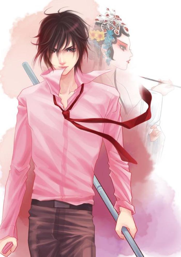 盗墓笔记水彩插画图片,盗墓笔记竹子壁纸