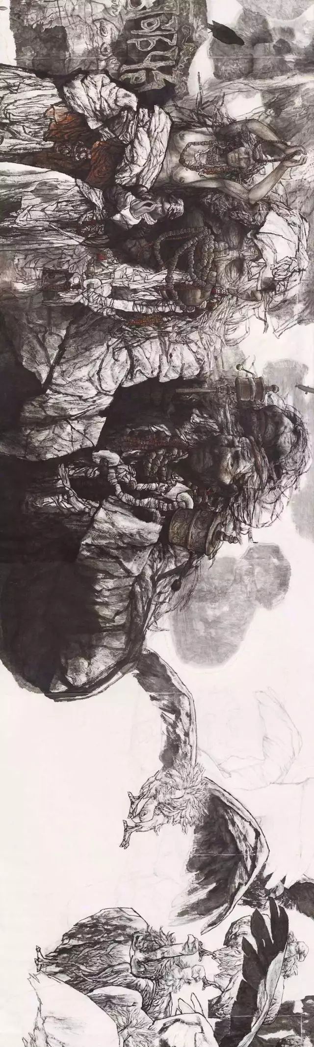 他，没出过画册，没办过个展，累死在画前的奇才！