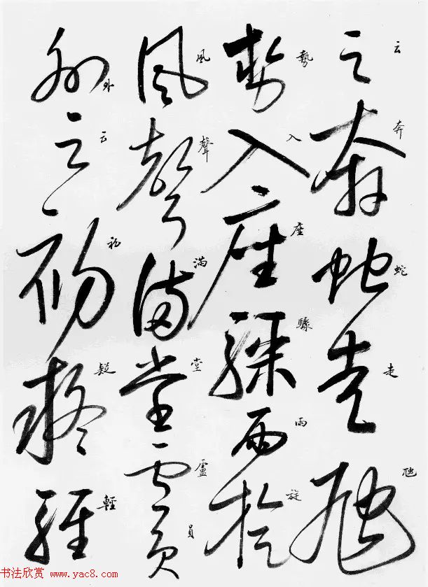 启功临怀素自叙帖高清放大版,启功临怀素自叙帖原文