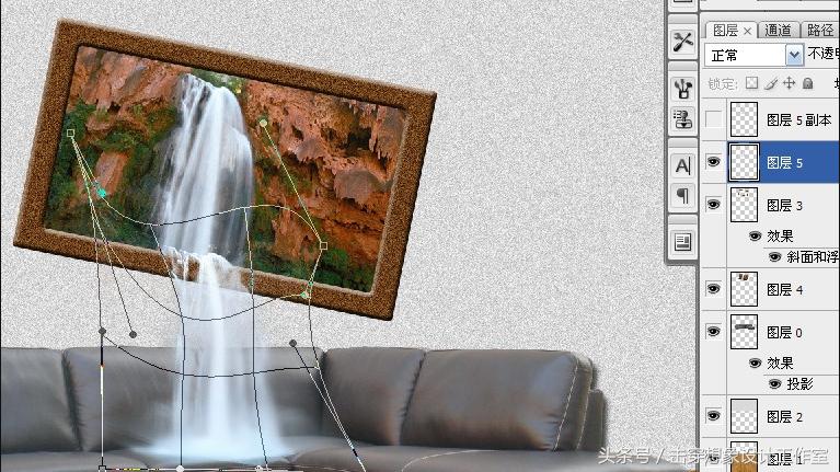 ps如何抠取瀑布,ps瀑布流动插件