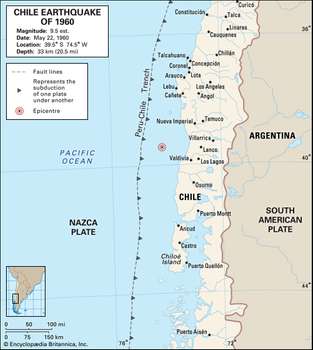 1960年智利地震视频,智利1960年史上最大地震
