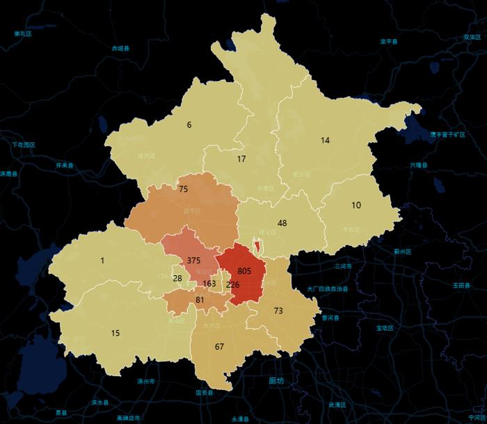 北京餐饮商铺大数据:有多少家店址?哪个品类最多?