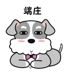 小狗拿着话筒跳舞表情包,小狗龇牙咧嘴的笑表情包