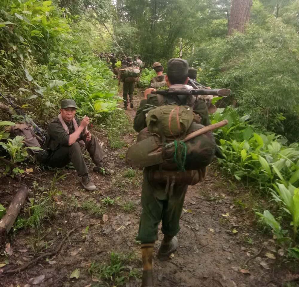 为缅甸的果敢同盟军致敬,向战斗在一线的民兵骨干致敬