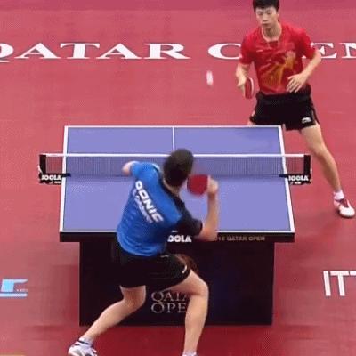 乒乓球接发球技巧动态图片教学,乒乓球初级接发球动作要领图解