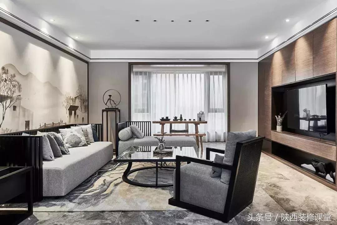 30平方新中式客厅,30款中式客厅高端大气上档次