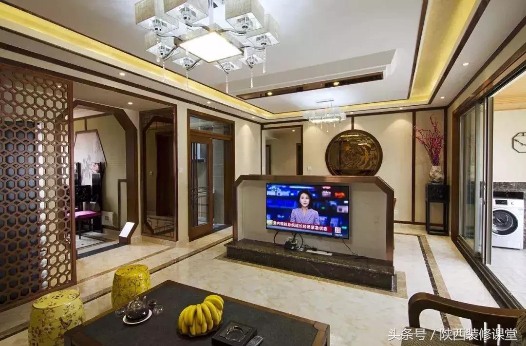 30平方新中式客厅,30款中式客厅高端大气上档次