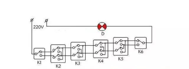 异地双控开关接法,异地双控开关只多一根线