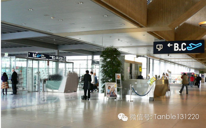 空港观察郑州,航站楼设计标识