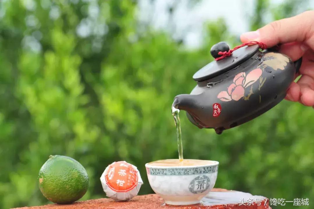 2018年“头采”小青柑，两种风味，用料豪放，一泡一颗，过瘾！