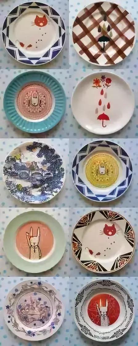 白纸盘手工制作图片大全创意,幼儿园手工作品十二生肖纸盘