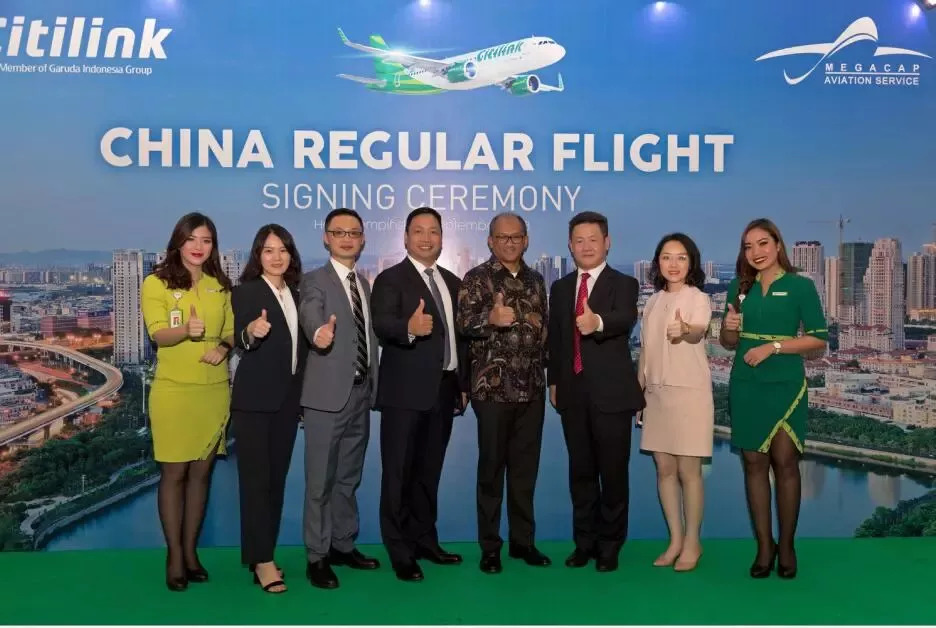 印尼联程航空昆明起飞,连城航空