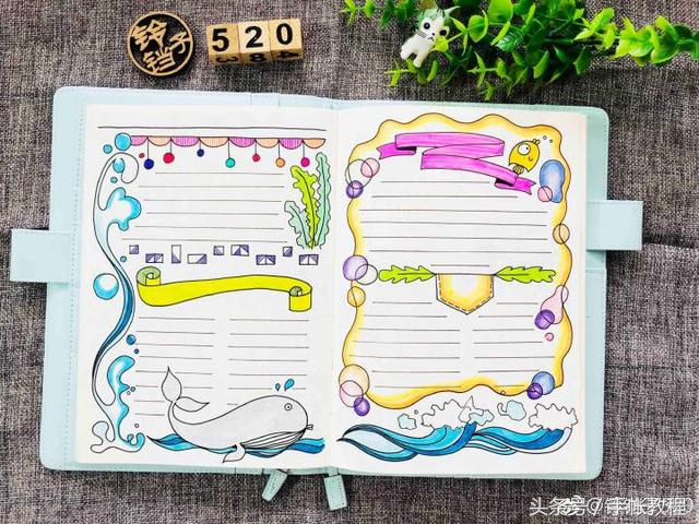 海洋主题手抄报简单又漂亮,知识海洋手抄报二年级简单又漂亮