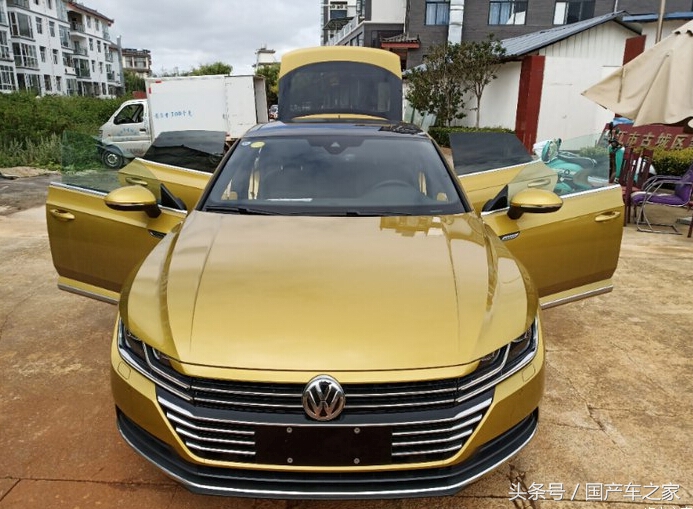 2019款大众cc魅颜提车,新款大众cc实车大气又运动