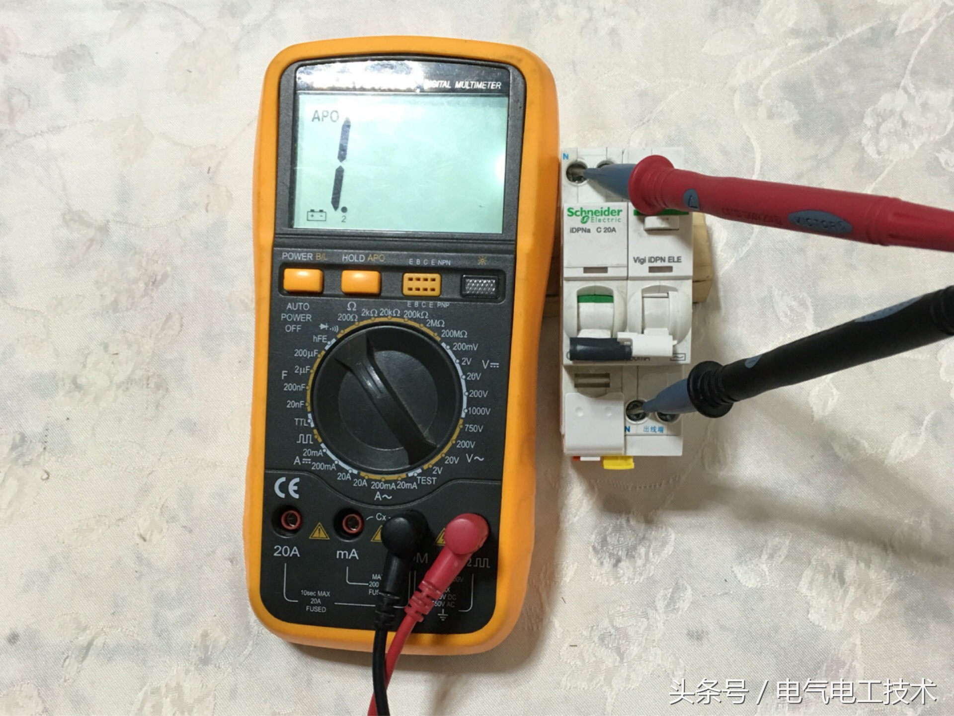 电工漏保接线,漏保左火右零接线图