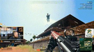 「轻松一刻」吃鸡gif：吃鸡史上最神秘的生化*器武**，竟能毒杀队友！