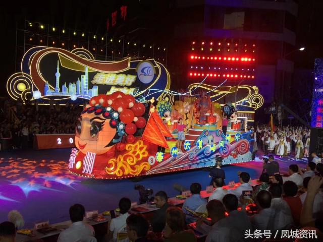 上海淮海路花车巡游,淮海路花车