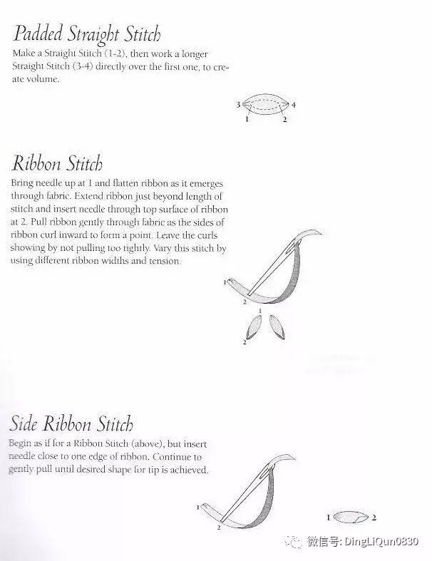 字母刺绣教程针法,字母刺绣针法图解