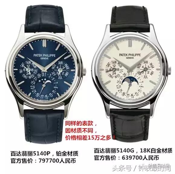 手表材质铝合金和不锈钢,手表白金和铂金哪个好