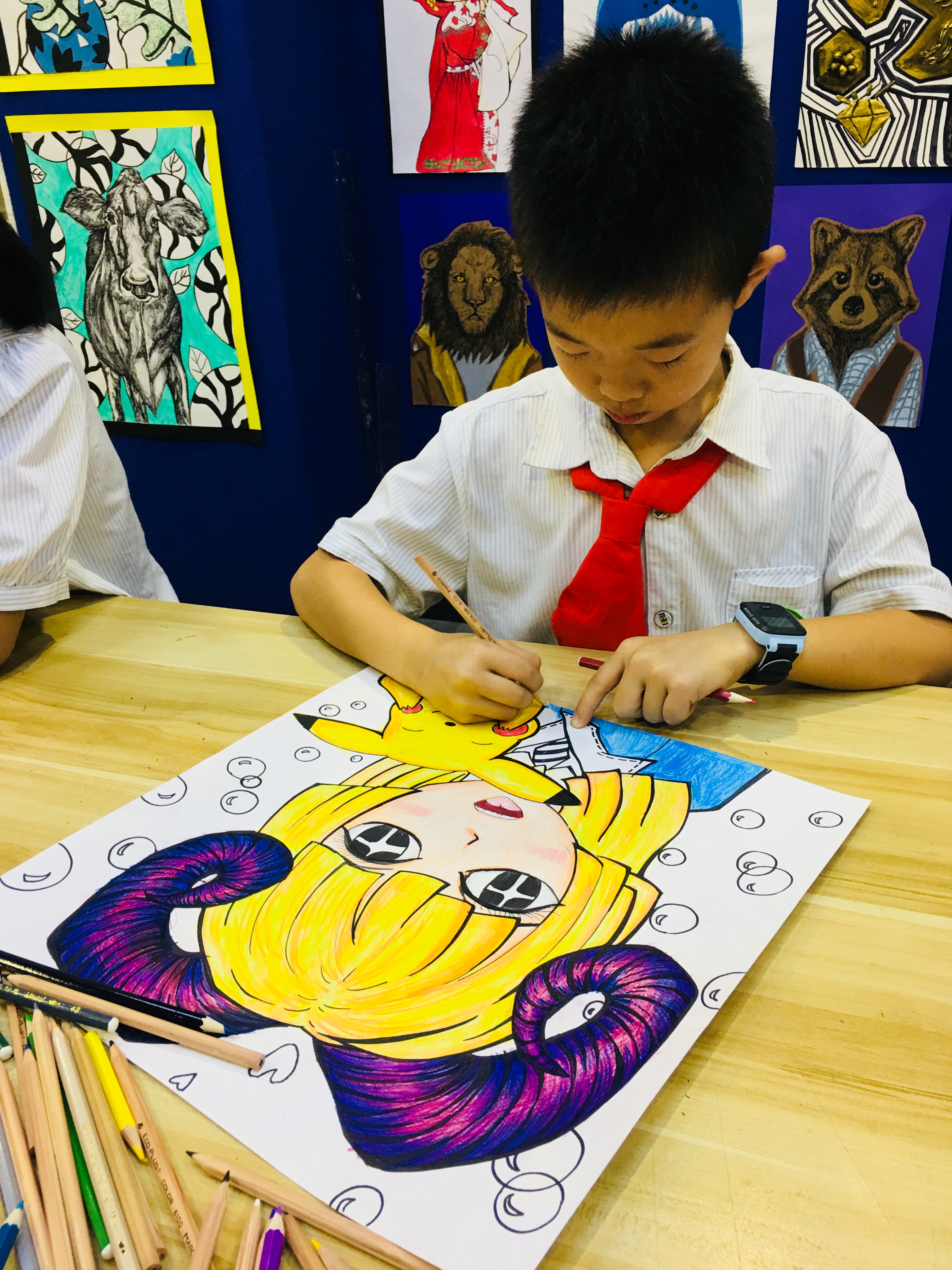 创意动漫人物绘画,儿童设计动漫人物图