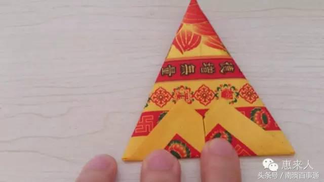 潮汕中秋拜月娘折纸简单教程,潮汕拜月娘折元宝莲花