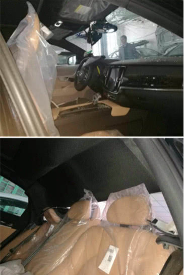 偶遇6台奔驰运损车,沃尔沃s90事故修复二手车出售