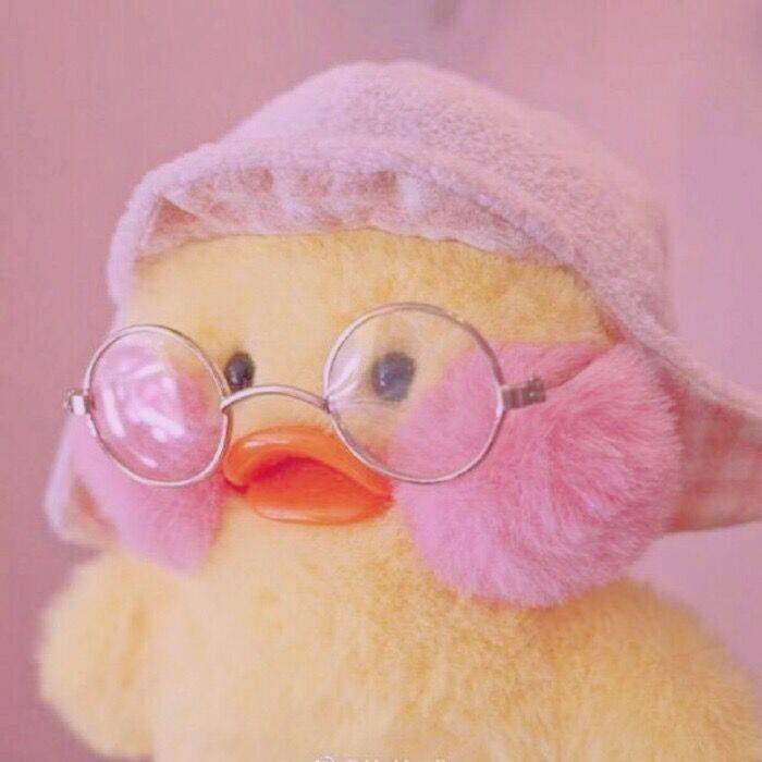 「玻尿酸鸭头像」呆萌小黄鸭头像