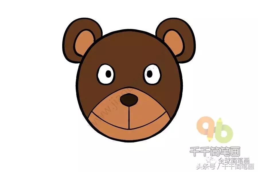 画画教学简笔画圆形的动物,圆形动物小乌龟简笔画