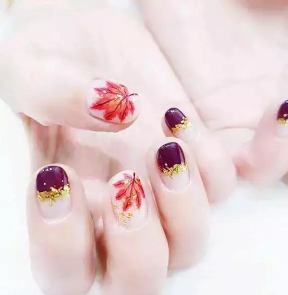 美甲2022新款式秋冬甲片,儿童美甲2022新款式秋冬