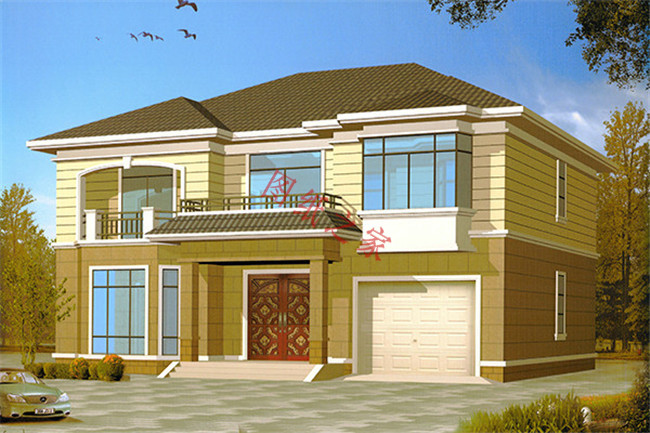 50套农村两层别墅效果图,十款经典农村二层半别墅效果图