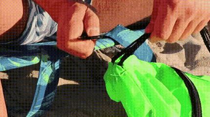 沙滩便捷折叠椅,海边沙滩户外折叠椅两用