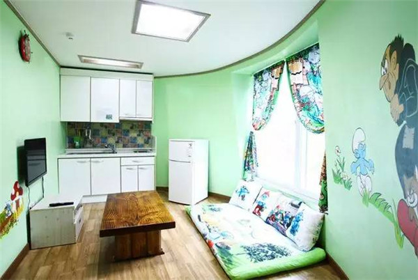 这家韩国动漫卡通主题酒店太萌了,小孩来了都不想走